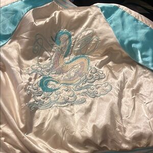 Spirited away Dragon Satin Jacket.